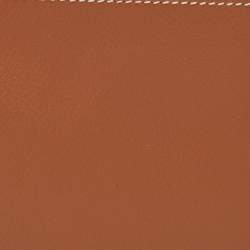 Hermes Gold Evercolor Leather Poker Compact Wallet