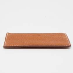 Hermes Fauve Barenia Faubourg Leather City 4CC Card Holder