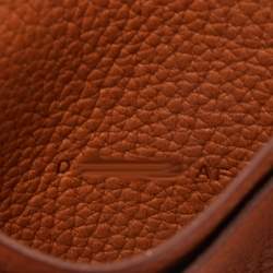 Hermes Fauve Barenia Faubourg Leather City 4CC Card Holder