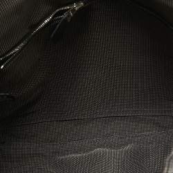 Hermes Grey Canvas Fourre Tout Besace Messenger Bag 