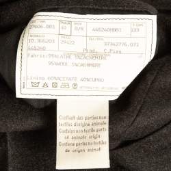 Hermes Black Wool Formal Trousers M