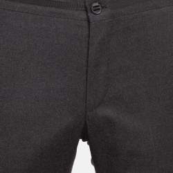 Hermes Black Wool Formal Trousers M
