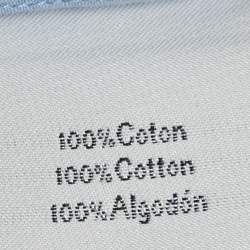 Hermès Blue Cotton Buttoned Up Shirt 4XL