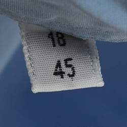Hermès Blue Cotton Buttoned Up Shirt 4XL