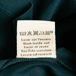 Pre Owned Hermes Blue Horseshoe Print Jersey Crew Neck T-Shirt XS