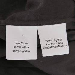 Hermes Grey Cotton Button Front Shirt XXL 