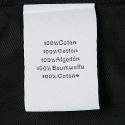 Hermes Black Cotton Button Front Shirt M