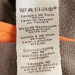 Hermes Grey Cotton Knit Hooded Zip-Up Jacket M