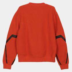 Hermes Wool Cashmere Blend Leather Patch Sweatshirt Size M