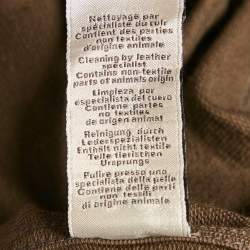 Hermes Green Leather Applique Jersey Crewneck T-Shirt L