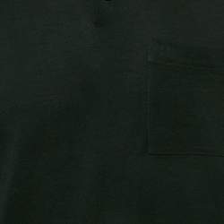 Hermes Black Cotton Logo Pocket Detail Polo T-Shirt M
