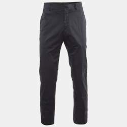 Hermès Midnight Blue Cotton Regular Fit Pants M