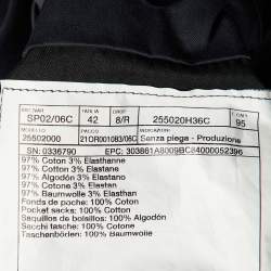 Hermès Midnight Blue Cotton Regular Fit Pants M