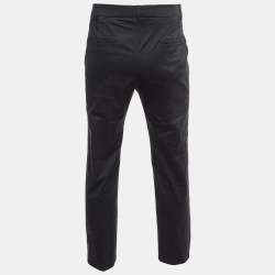 Hermès Midnight Blue Cotton Regular Fit Pants M