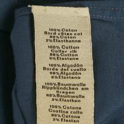 Hermès Blue Jersey Crew Neck T-Shirt M