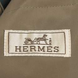 Pre Owned Hermes Grey Paneled Nylon Vest XXL