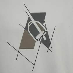 Pre Owned Hermès Grey Printed Jersey Crewneck T-Shirt XL