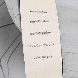 مملوكة مسبقًا Hermès Blue Printed Cotton Shirt XL