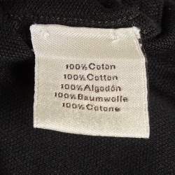 Pre Owned Hermes Black Cotton Round Neck T-Shirt XL