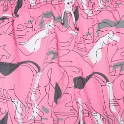 مملوكة مسبقًا Hermes Multicolour Abstract Print Nylon Swim Shorts XS