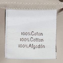 مملوكة مسبقًا Hermès Grey Cotton Button Down Shirt XL