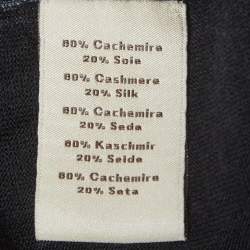 مملوكة مسبقًا Hermes Navy Blue L'Instruction du Roy Patine Cashmere Knit Sweater M