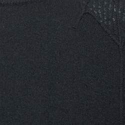 Hermes Black Spider Embroidered Cashmere Sweater L