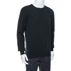Hermes Black Spider Embroidered Cashmere Sweater L