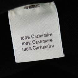 Hermes Black Spider Embroidered Cashmere Sweater L