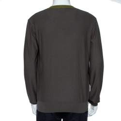 Hermes Grey Cashmere Sweater L