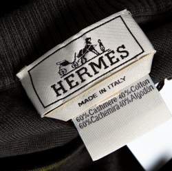 Hermes Grey Cashmere Sweater L