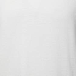 Hermes Cream Cashmere T-Shirt L