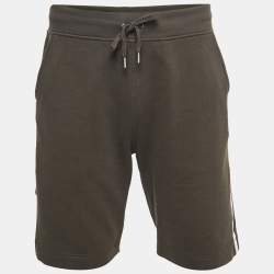 Hermes Olive Green Cotton Shorts M