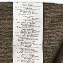 Hermes Olive Green Cotton Shorts M