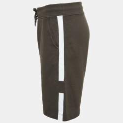 Hermes Olive Green Cotton Shorts M