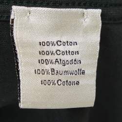 Pre Owned Hermes Dark Green Cotton Graphic T-Shirt XL