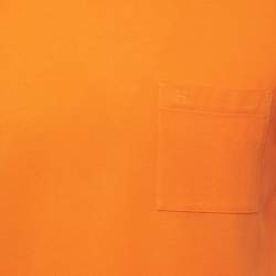 Hermes Orange Cotton Pique Crew Neck T-Shirt S