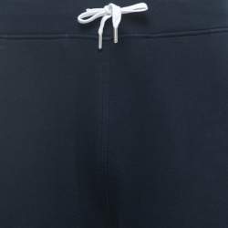 Hermes Navy Blue Cotton Side Panel Detailed Track Pants M