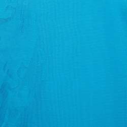 Hermes Blue Cotton Knit Crew Neck T-Shirt L