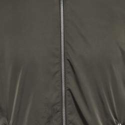 Hermes Grey Warm-Up Nylon Zipper Jacket XL