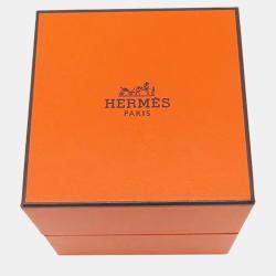 Pre Owned Hermes Chaine D'Ancre Bracelet 11 Frames Size Tgm Sv925