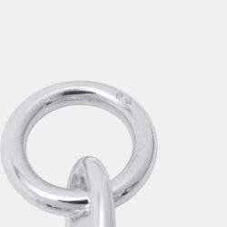 Pre Owned Hermes Chaine D'Ancre Bracelet 11 Frames Size Tgm Sv925