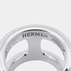 Pre Owned Hermes Osmoz Ring Size Gm/53/#13 Sv925