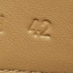 Hermes Beige Suede Chypre Sandals Size 42