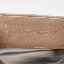 Hermes Brown Suede Chypre Flat Slides Size 42