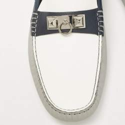 Hermes Multicolor Leather Irving Loafers Size 44