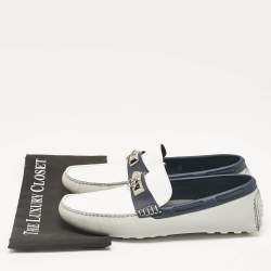 Hermes Multicolor Leather Irving Loafers Size 44