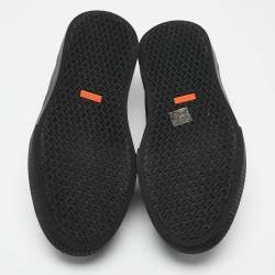 Hermes Black Leather Day Sneakers Size 44.5
