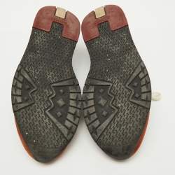 Hermes Multicolor Neoprene, Leather and Suede Stadium Low Top Sneakers Size 43