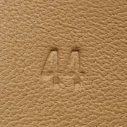 Hermes Beige Suede Chypre Slide Sandals Size 44